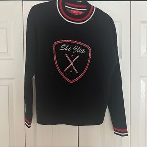 Krimson Klover black sweater size small